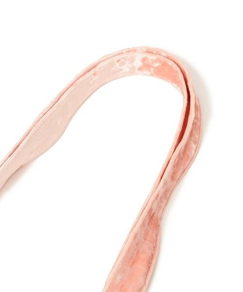SHIPS / シップス トートバッグ | 【SHIPS別注/PINK RIBBONチャリティー】Uhr: ポリエステル ベロア トート バッグ | 詳細9