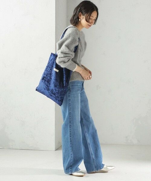 SHIPS / シップス トートバッグ | 【SHIPS別注/PINK RIBBONチャリティー】Uhr: ポリエステル ベロア トート バッグ | 詳細17