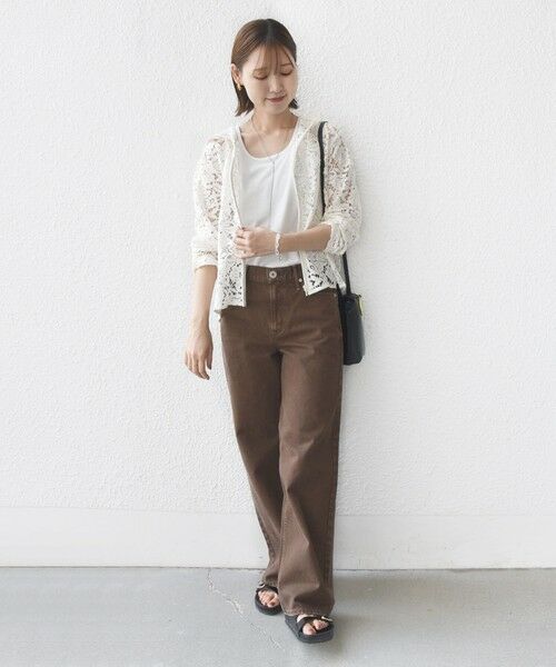 SHIPS / シップス パーカー | 〈手洗い可能〉レース ジップアップ パーカ | 詳細22