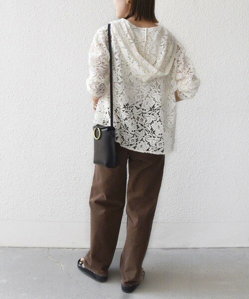 SHIPS / シップス パーカー | 〈手洗い可能〉レース ジップアップ パーカ | 詳細24