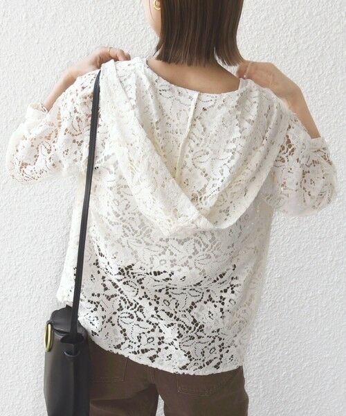 SHIPS / シップス パーカー | 〈手洗い可能〉レース ジップアップ パーカ | 詳細27