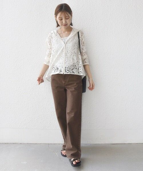 SHIPS / シップス パーカー | 〈手洗い可能〉レース ジップアップ パーカ | 詳細29