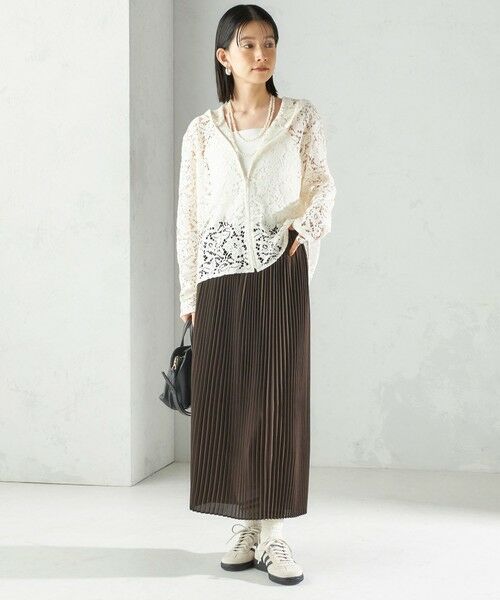 SHIPS / シップス パーカー | 〈手洗い可能〉レース ジップアップ パーカ | 詳細9