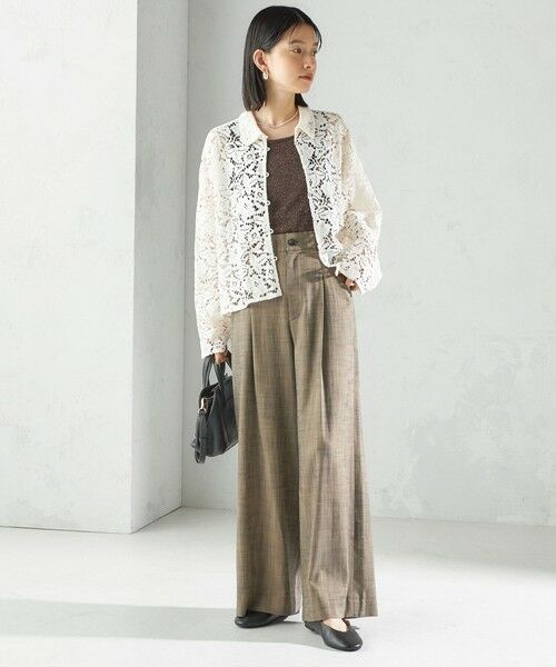 SHIPS / シップス シャツ・ブラウス | 〈手洗い可能〉レース シャツ 羽織 | 詳細1