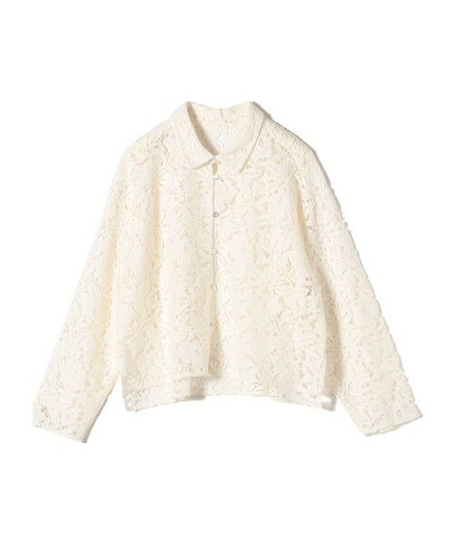 SHIPS / シップス シャツ・ブラウス | 〈手洗い可能〉レース シャツ 羽織 | 詳細16