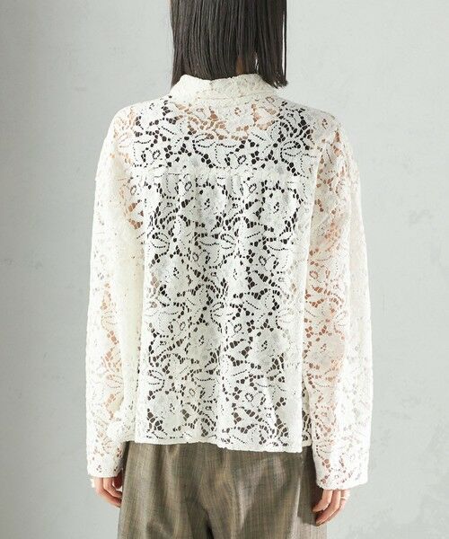 SHIPS / シップス シャツ・ブラウス | 〈手洗い可能〉レース シャツ 羽織 | 詳細20