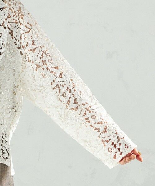 SHIPS / シップス シャツ・ブラウス | 〈手洗い可能〉レース シャツ 羽織 | 詳細21