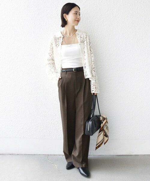 SHIPS / シップス シャツ・ブラウス | 〈手洗い可能〉レース シャツ 羽織 | 詳細8