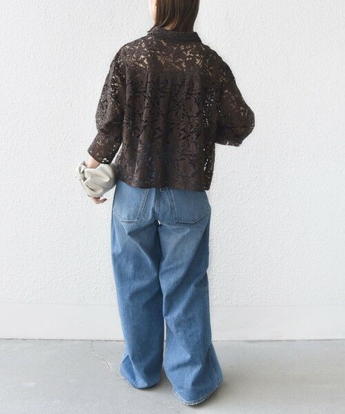 SHIPS / シップス シャツ・ブラウス | 〈手洗い可能〉レース シャツ 羽織 | 詳細24