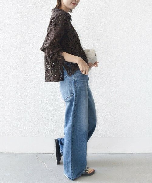 SHIPS / シップス シャツ・ブラウス | 〈手洗い可能〉レース シャツ 羽織 | 詳細25