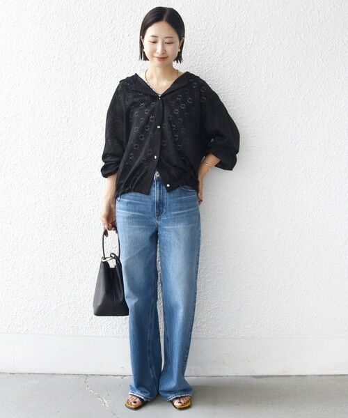 SHIPS / シップス シャツ・ブラウス | 【WEB限定】〈手洗い可能〉レース フード シャツ 羽織 | 詳細22