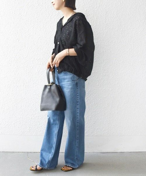 SHIPS / シップス シャツ・ブラウス | 【WEB限定】〈手洗い可能〉レース フード シャツ 羽織 | 詳細23