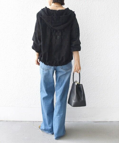 SHIPS / シップス シャツ・ブラウス | 【WEB限定】〈手洗い可能〉レース フード シャツ 羽織 | 詳細24