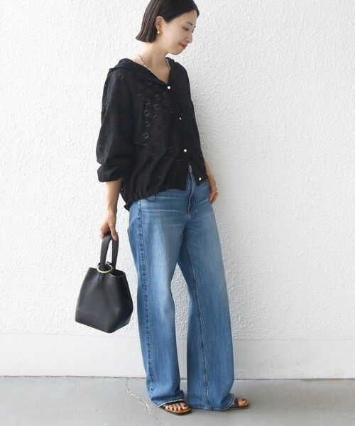 SHIPS / シップス シャツ・ブラウス | 【WEB限定】〈手洗い可能〉レース フード シャツ 羽織 | 詳細25