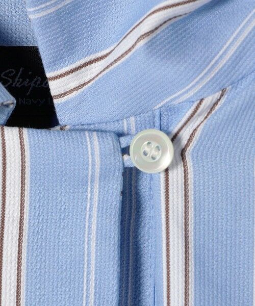 SHIPS / シップス シャツ・ブラウス | SHIPS Primary Navy Label:〈手洗い可能〉SOMELOS ストライプ シャツ | 詳細3