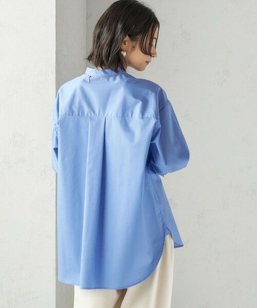 SHIPS / シップス シャツ・ブラウス | 〈手洗い可能〉ソリッド フロント ヨーク スタンドカラー シャツ | 詳細11