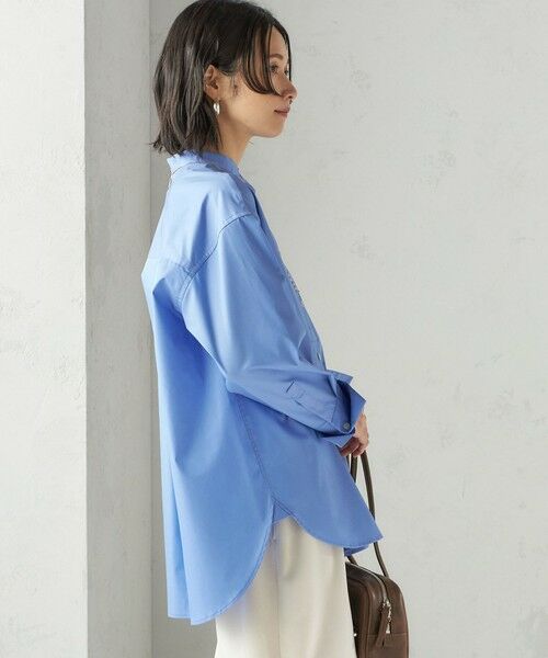 SHIPS / シップス シャツ・ブラウス | 〈手洗い可能〉ソリッド フロント ヨーク スタンドカラー シャツ | 詳細12