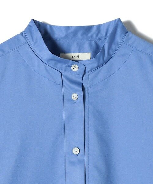 SHIPS / シップス シャツ・ブラウス | 〈手洗い可能〉ソリッド フロント ヨーク スタンドカラー シャツ | 詳細20