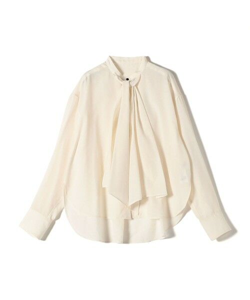 SHIPS / シップス シャツ・ブラウス | 〈手洗い可能〉シアー リボン タイ ブラウス | 詳細18