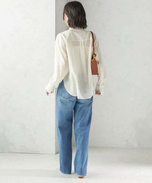 SHIPS / シップス シャツ・ブラウス | 〈手洗い可能〉シアー リボン タイ ブラウス | 詳細3