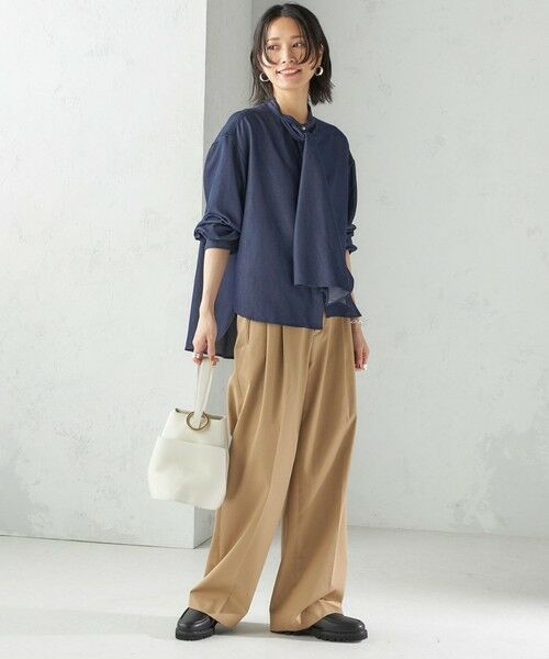 SHIPS / シップス シャツ・ブラウス | 〈手洗い可能〉デニム ライク リボン タイ ブラウス | 詳細11