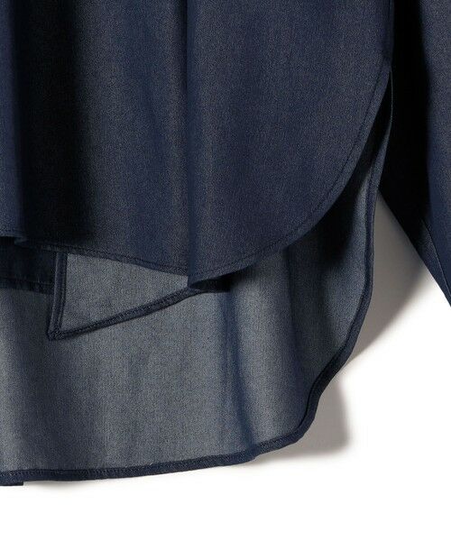 SHIPS / シップス シャツ・ブラウス | 〈手洗い可能〉デニム ライク リボン タイ ブラウス | 詳細24