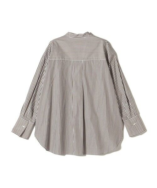 SHIPS / シップス シャツ・ブラウス | 〈手洗い可能〉ストライプ フロント ヨーク スタンドカラー シャツ | 詳細18