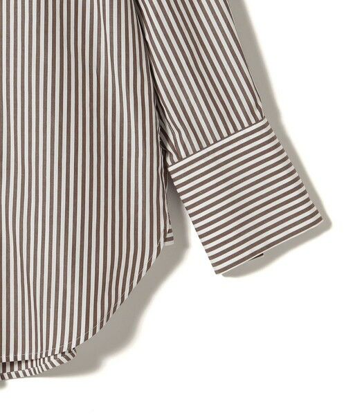 SHIPS / シップス シャツ・ブラウス | 〈手洗い可能〉ストライプ フロント ヨーク スタンドカラー シャツ | 詳細20