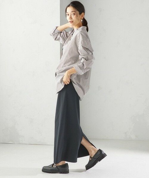 SHIPS / シップス シャツ・ブラウス | 〈手洗い可能〉ストライプ フロント ヨーク スタンドカラー シャツ | 詳細3