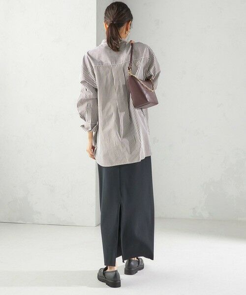 SHIPS / シップス シャツ・ブラウス | 〈手洗い可能〉ストライプ フロント ヨーク スタンドカラー シャツ | 詳細4