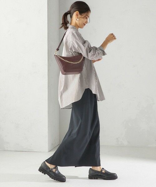 SHIPS / シップス シャツ・ブラウス | 〈手洗い可能〉ストライプ フロント ヨーク スタンドカラー シャツ | 詳細5