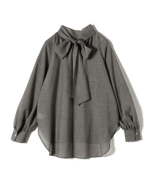 SHIPS / シップス シャツ・ブラウス | 〈手洗い可能〉ウール混 シアー ボイル リボン ブラウス | 詳細19