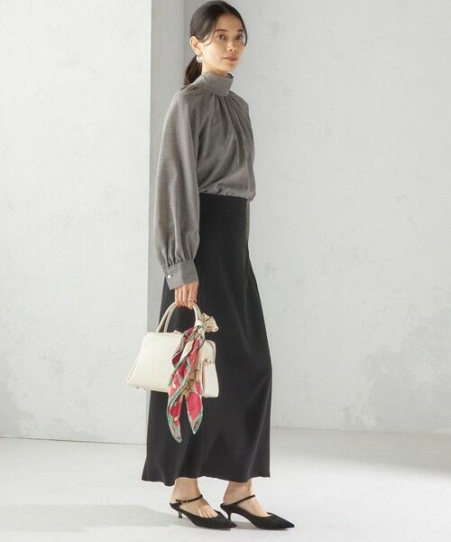 SHIPS / シップス シャツ・ブラウス | 〈手洗い可能〉ウール混 シアー ボイル リボン ブラウス | 詳細5