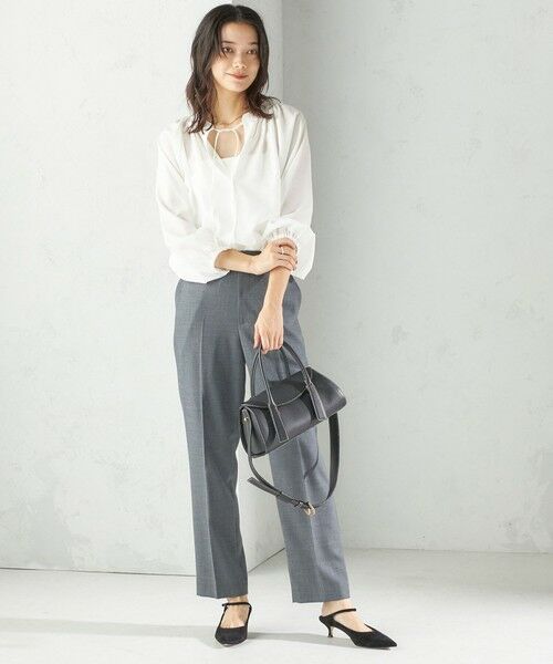 SHIPS / シップス シャツ・ブラウス | 〈手洗い可能〉シアー タンブラー デザイン ギャザー ブラウス | 詳細13