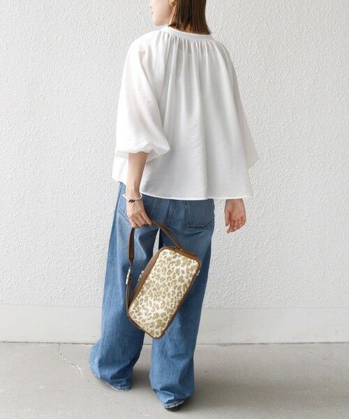 SHIPS / シップス シャツ・ブラウス | 〈手洗い可能〉シアー タンブラー デザイン ギャザー ブラウス | 詳細3