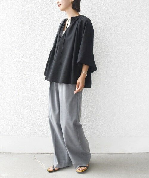 SHIPS / シップス シャツ・ブラウス | 〈手洗い可能〉シアー タンブラー デザイン ギャザー ブラウス | 詳細23