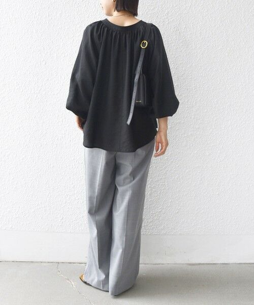 SHIPS / シップス シャツ・ブラウス | 〈手洗い可能〉シアー タンブラー デザイン ギャザー ブラウス | 詳細24