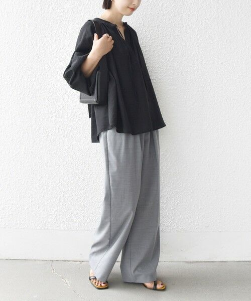 SHIPS / シップス シャツ・ブラウス | 〈手洗い可能〉シアー タンブラー デザイン ギャザー ブラウス | 詳細25