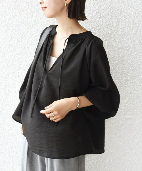 SHIPS / シップス シャツ・ブラウス | 〈手洗い可能〉シアー タンブラー デザイン ギャザー ブラウス | 詳細26