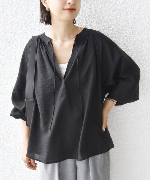 SHIPS / シップス シャツ・ブラウス | 〈手洗い可能〉シアー タンブラー デザイン ギャザー ブラウス | 詳細28