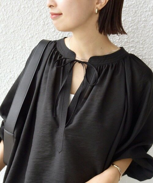 SHIPS / シップス シャツ・ブラウス | 〈手洗い可能〉シアー タンブラー デザイン ギャザー ブラウス | 詳細30