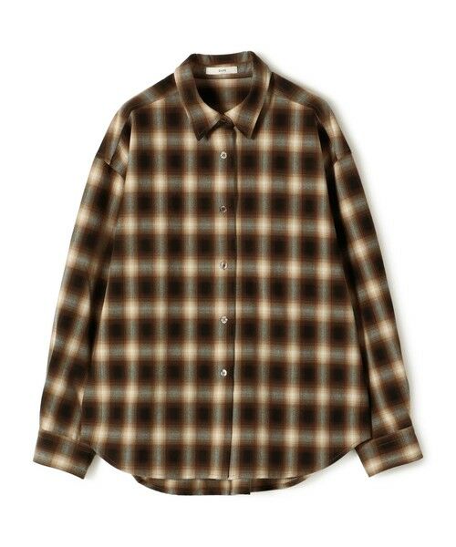 SHIPS / シップス シャツ・ブラウス | 【WEB限定】〈洗濯機可能〉オンブレチェック ギャザー シャツ 羽織 | 詳細13