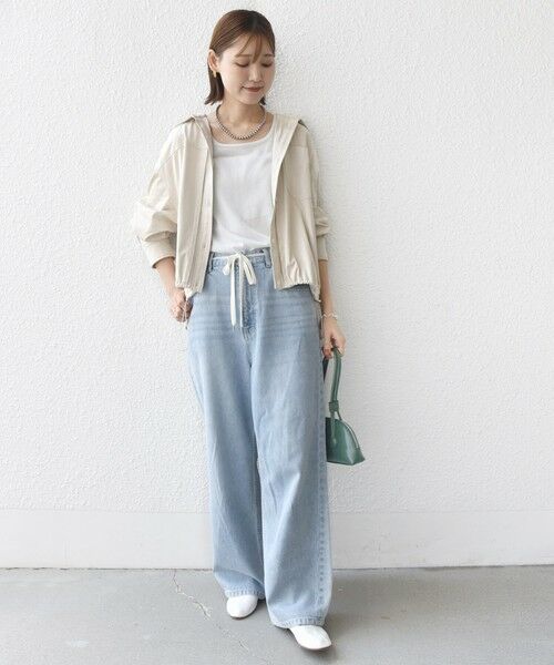 SHIPS / シップス シャツ・ブラウス | 〈手洗い可能〉ポリエステル スエード 裾 ドロスト シャツ 羽織 | 詳細10