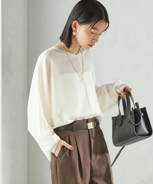 SHIPS / シップス シャツ・ブラウス | 〈手洗い可能〉前後 2WAY シアー ドルマン ブラウス | 詳細11