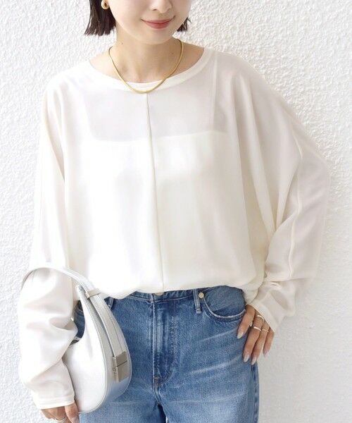 SHIPS / シップス シャツ・ブラウス | 〈手洗い可能〉前後 2WAY シアー ドルマン ブラウス | 詳細20