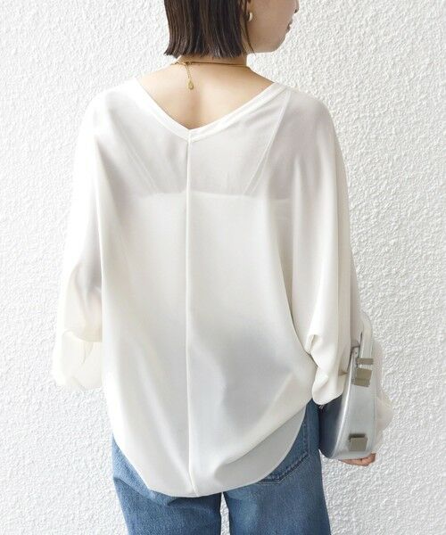 SHIPS / シップス シャツ・ブラウス | 〈手洗い可能〉前後 2WAY シアー ドルマン ブラウス | 詳細22