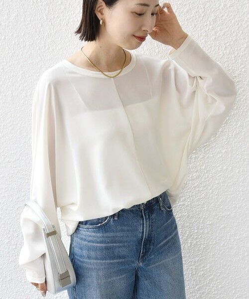 SHIPS / シップス シャツ・ブラウス | 〈手洗い可能〉前後 2WAY シアー ドルマン ブラウス | 詳細23