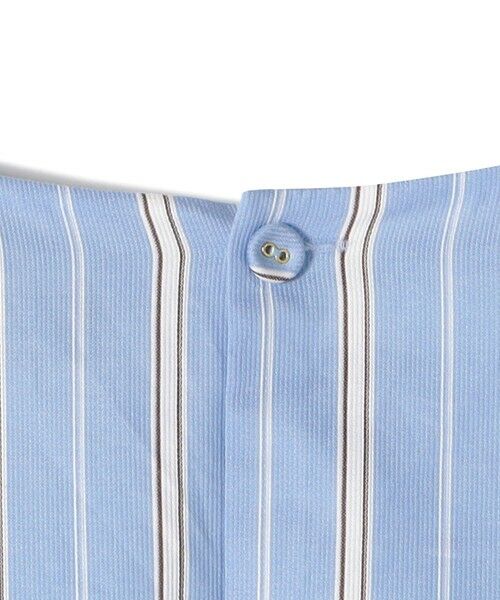 SHIPS / シップス シャツ・ブラウス | SHIPS Primary Navy Label:SOMELOS ストライプ フリル ブラウス | 詳細3