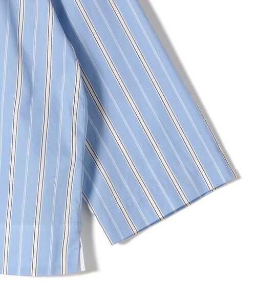 SHIPS / シップス シャツ・ブラウス | SHIPS Primary Navy Label:SOMELOS ストライプ フリル ブラウス | 詳細4