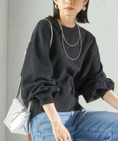 SHIPS / シップス スウェット | ミニ 裏毛 ラウンド ヘム プルオーバー